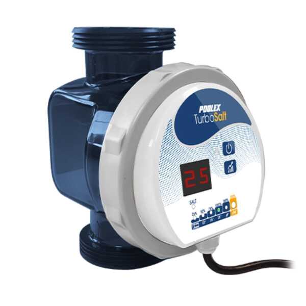 Turbo Salt CL-TS100- Kompaktes Schwimmbad Elektrolysegerät für 5 -10 m³