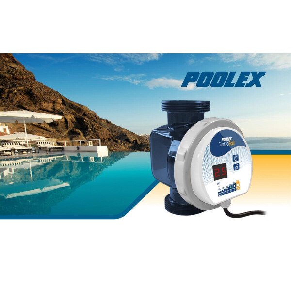 Turbo Salt CL-TS300 - Kompaktes Schwimmbad Elektrolysegerät für 20 - 30 m³