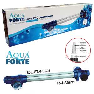 Aqua Forte Power UVC Plus, 40 Watt, T5 / INOX