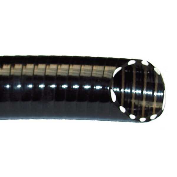 Saug/ Druckschlauch 32 mm (1 1/4") schwarz, Rolle 50 m