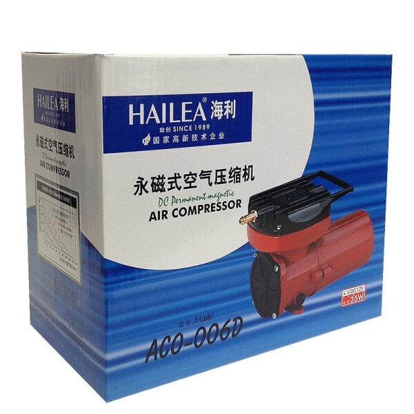 Hailea 12 V-Transportbelüfter ACO-006 D, 4800 L/h - 80L/min