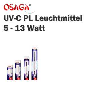 OSAGA UV-C Ersatzlampe PL 5-7-9-11-13 Watt, Sockel G23