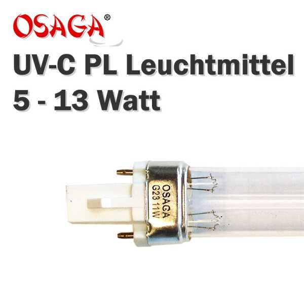 OSAGA UV-C Ersatzlampe PL 7 Watt, Sockel G23
