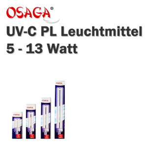OSAGA UV-C Ersatzlampe PL 13 Watt, Sockel G23