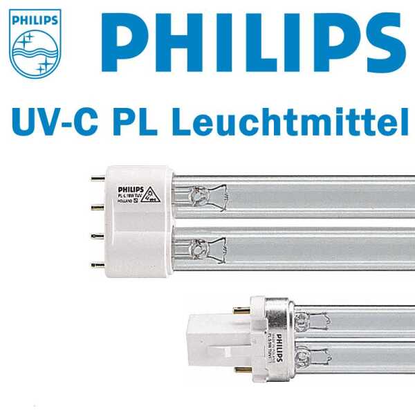 9 36 18 24 11 7 Philips UVC Ersatzlampe 5 55 Watt 2G11 oder G23 z.B Oase 