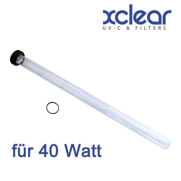 Quarzglas für Amalgam Tauch UV-C 40 W