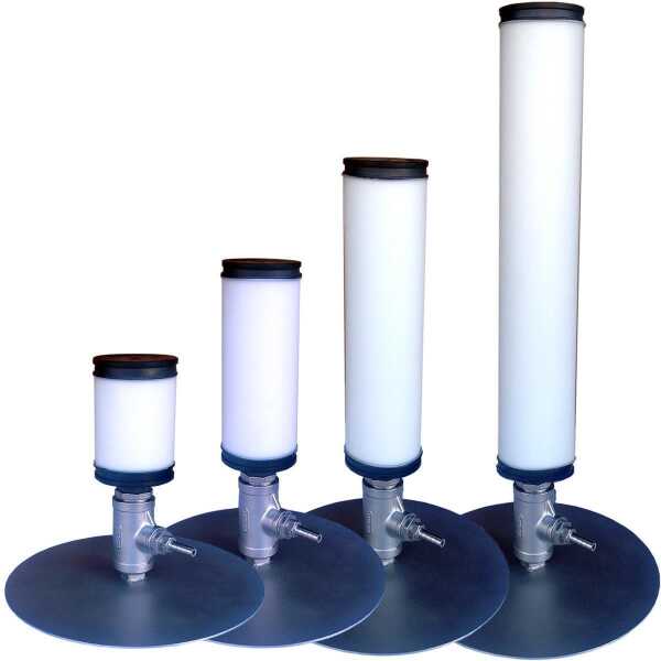 Set High End HDPE Luftausströmer Zylinder mit Standfuß