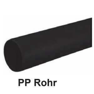 Rohre aus PP schwarz 110 mm
