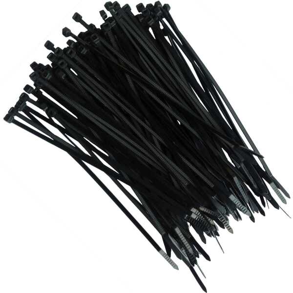 Kabelbinder schwarz 205 x 3,6 mm (100 St) Industriequalität
