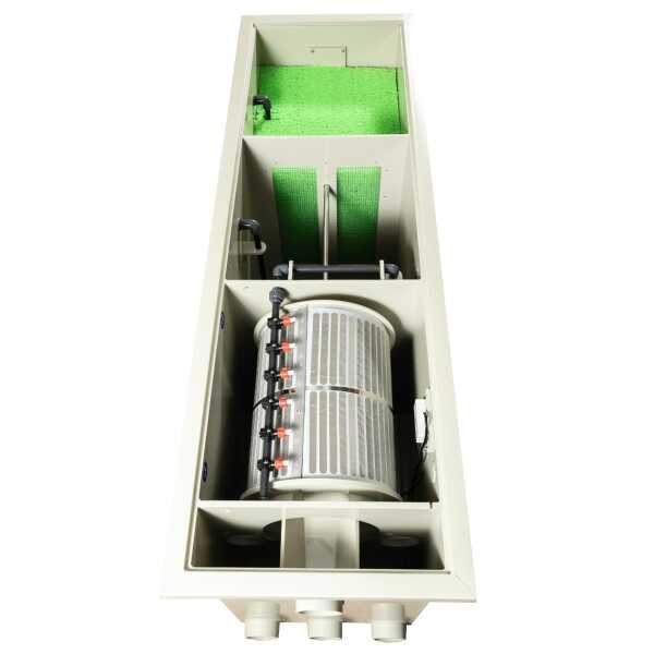 CL35-M Helx Matte - Combi Trommelfilter mit integrierter Biokammer