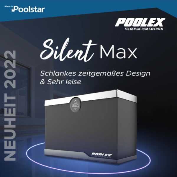 Poolex Silent Max 80 Fi Full Inverter Wärmepumpe - WIFI - 8 kW (35 - 50 m³)