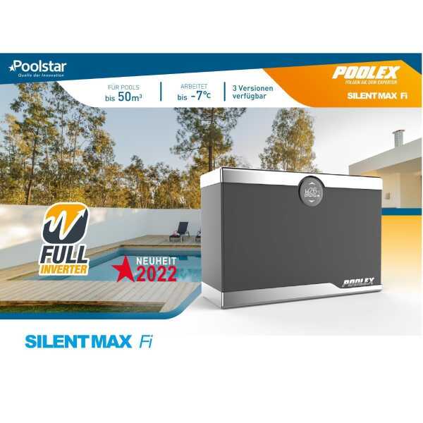 Poolex Silent Max 125 Fi Full Inverter Wärmepumpe - WIFI - 12 kW (50 - 70 m³)